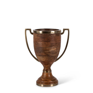 Wood and Metal Trophy Urn