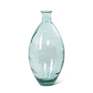 Recycled Glass Green Vase, Large, 11.5"L x 11.5"W x 23"H