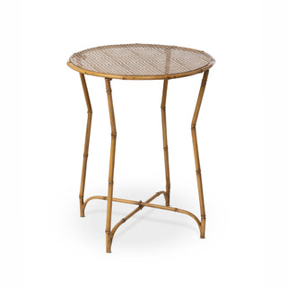 Bamboo Style, Metal Side Table