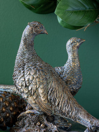 Bronze Pheasants, 2 Assorted Styles
