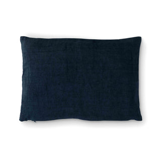 "Slow Down" Appliqued Linen Pillow, 14"L x 10"W x 0.5"H